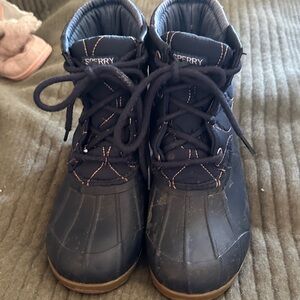 Sperry Kids' Navy and Brown Boots